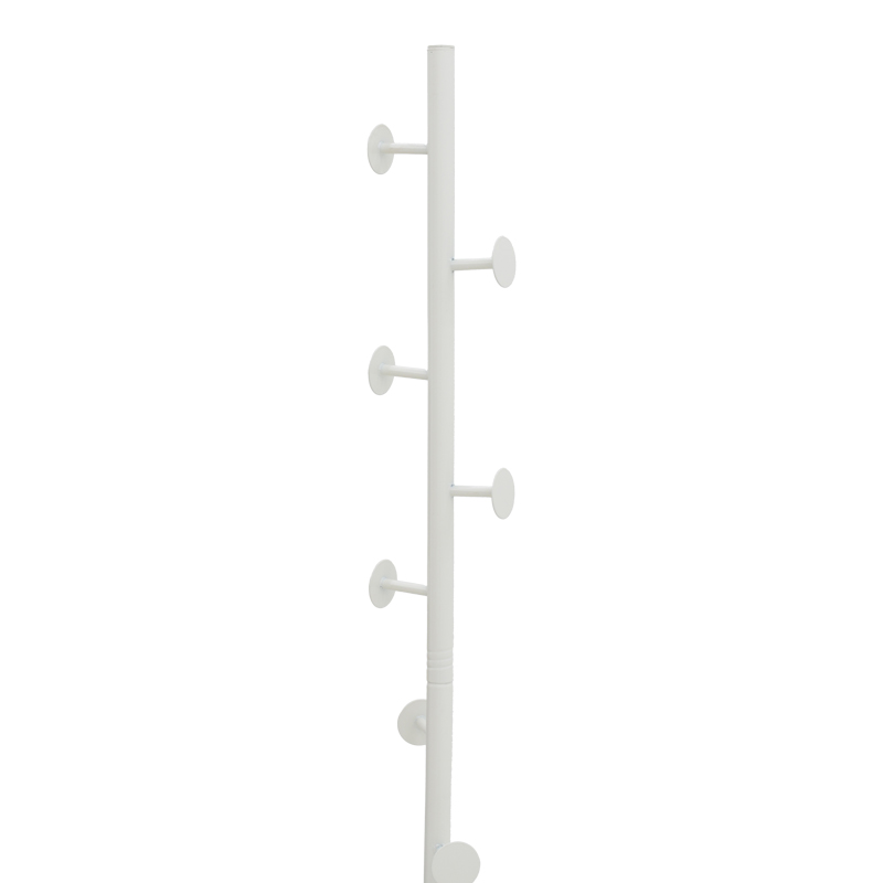 Coat stand Kroker pakoworld white metal 30x30x173cm