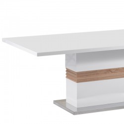 Zoekrin Inart table white mdf 200x100x76cm