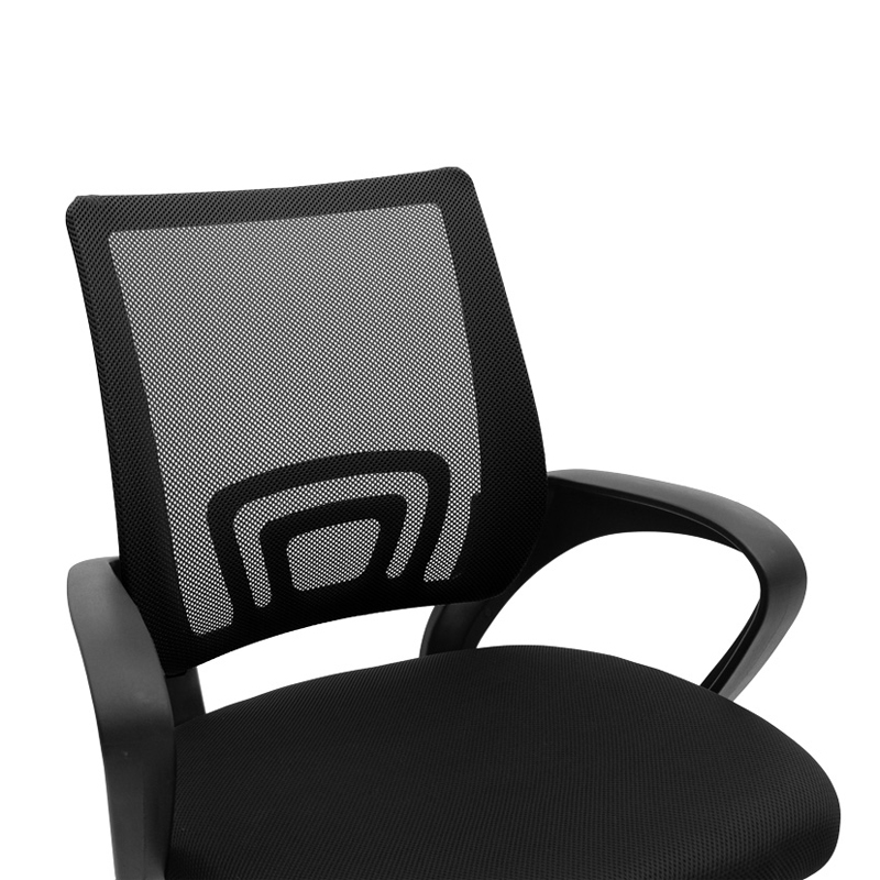 Berto II pakoworld office chair recline with mesh fabric in black shade 57.5x54.5x81-91cm