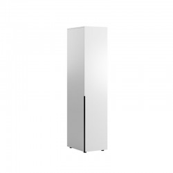 Oryana pakoworld column wardrobe with shelves in white diamont shade 45x62x210cm