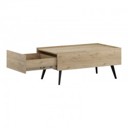 Coffee table with drawerTema pakoworld in oak shade 103x60x44cm