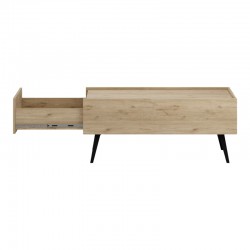 Coffee table with drawerTema pakoworld in oak shade 103x60x44cm