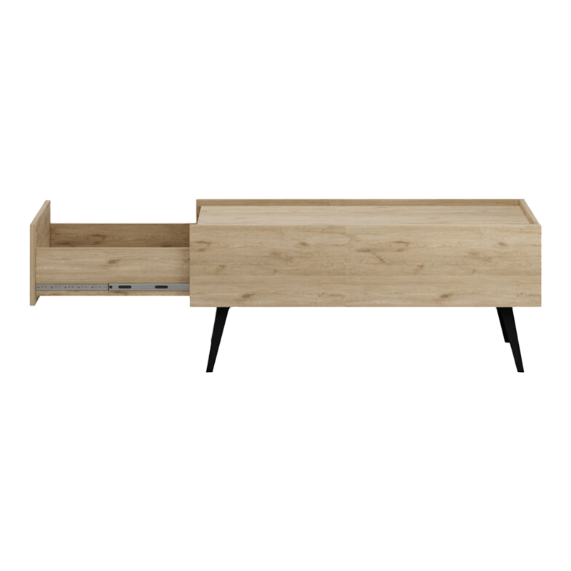 Coffee table with drawerTema pakoworld in oak shade 103x60x44cm