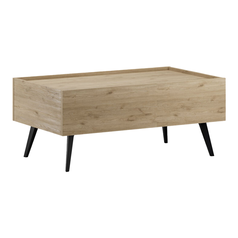 Coffee table with drawerTema pakoworld in oak shade 103x60x44cm