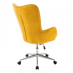 Manager office chair Kido pakoworld yellow velvet