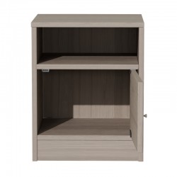 Foly pakoworld bedside table with a gray oak cabinet 40x40x50cm
