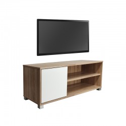 TV cabinet Ellon pakoworld melamine sonoma-white 120x40x41cm