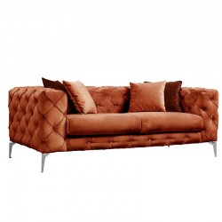 2 seater sofa PWF-0579 pakoworld fabric tile 197x90x73cm