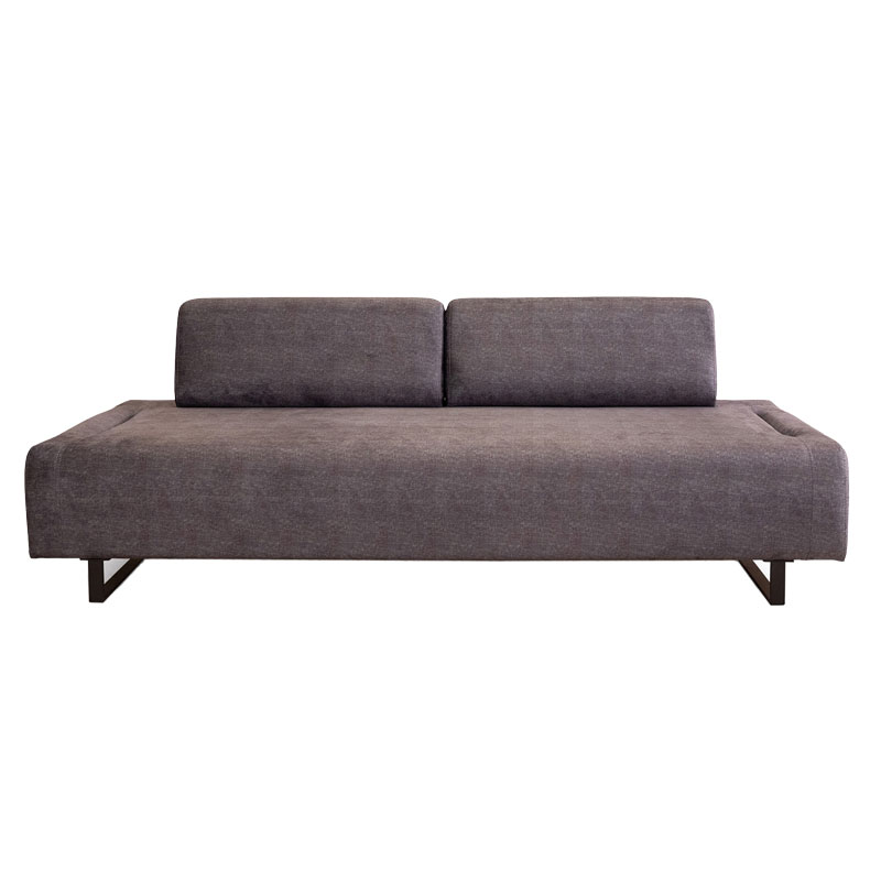 Sofa bed PWF-0595 pakoworld 3 seater fabric anthracite 220x90x80cm