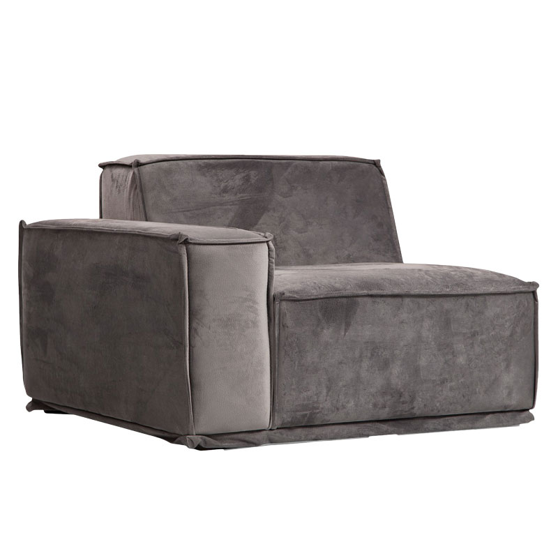3 seater sofa PWF-0594 pakoworld fabric grey 300x100x76cm