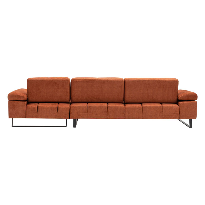 Corner sofa with left corner PWF-0586 pakoworld fabric tile 314x174x83cm