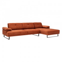 Corner sofa with left corner PWF-0586 pakoworld fabric tile 314x174x83cm
