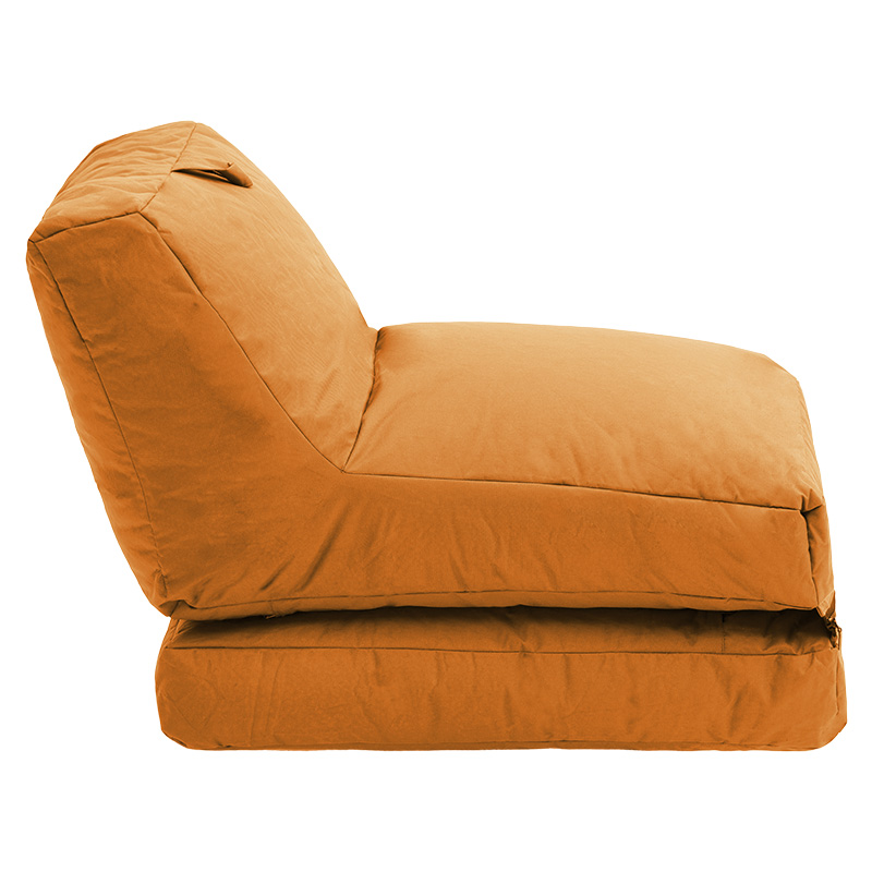 orange bag waterproof pakoworld Dreamy Bean armchair-bed
