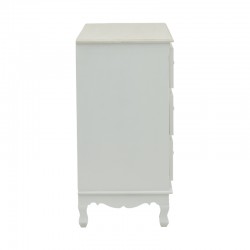 Pazlen Inart chest of drawers antique white color mdf 80x40x80cm