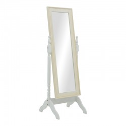 Καθρέπτης Malone Inart λευκό mdf 55x50x160εκ