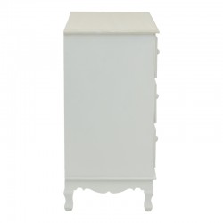 Chest of drawers Joliene Inart natural-antique white color mdf80x40x80cm