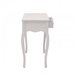 Console Joliene Inart natural-antique white color mdf 80x40x75cm