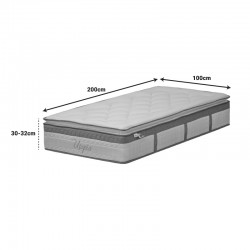 Mattress Utopia pakoworld pocket spring with topsoil 30-32cm 100x200cm