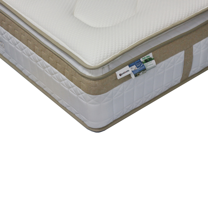 Utopia pakoworld pocket spring mattress with aloe vera top layer 30-32cm 150x200cm