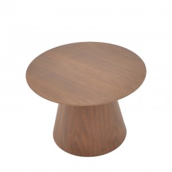 Coffee table Kayano pakoworld walnut mdf D40x60cm