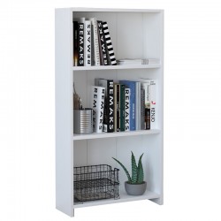 Low bookcase Ferma pakoworld white 56x20x108cm