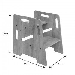 Steppy pakoworld learning pot natural mdf 34x39x39cm