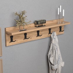 Mec pakoworld melamine hanger in natural shade 100x9x9cm