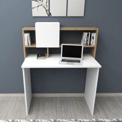 Koogi pakoworld work desk in oak-white shade 94x60x118cm