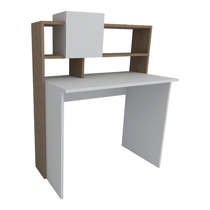 Koogi pakoworld work desk in oak-white shade 94x60x118cm