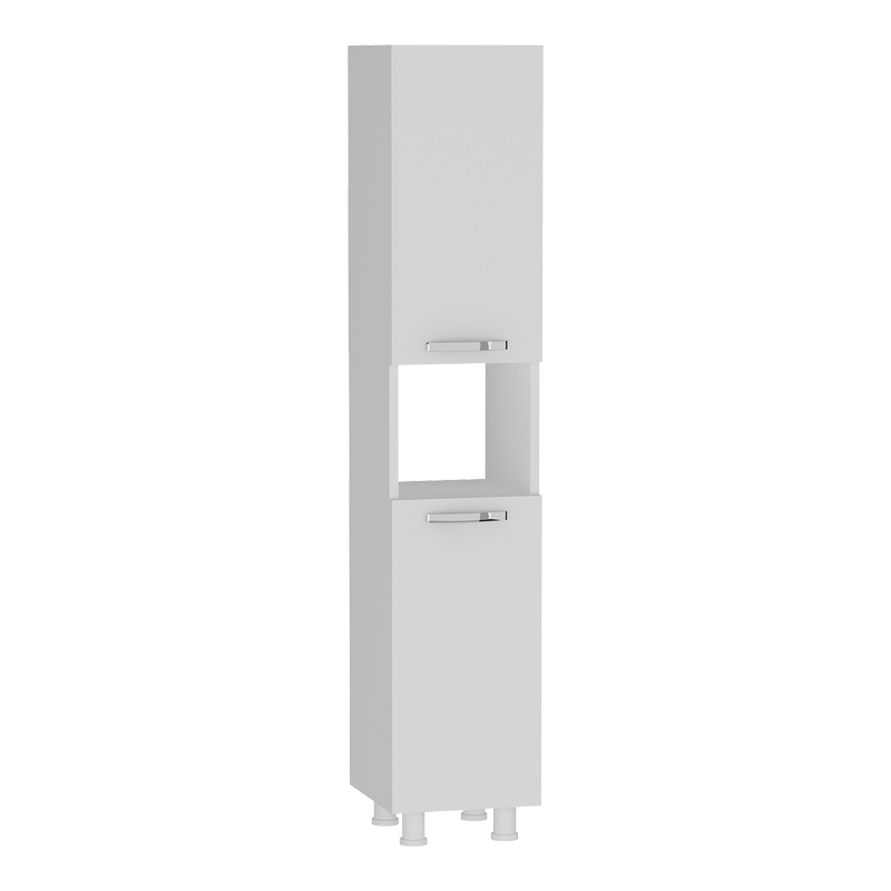 Wanka pakoworld column wardrobe in white 30x32x144cm