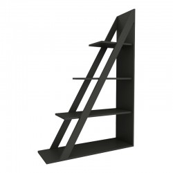 Quina pakoworld bookcase in anthracite shade 100x30x150cm