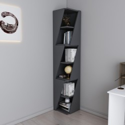 Klaro pakoworld column bookcase in anthracite shade 32x32x165cm