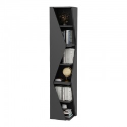 Klaro pakoworld column bookcase in anthracite shade 32x32x165cm