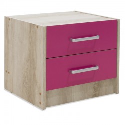 Children\'s nightstand Looney pakoworld castillo-pink 47,5x40,5x40,5