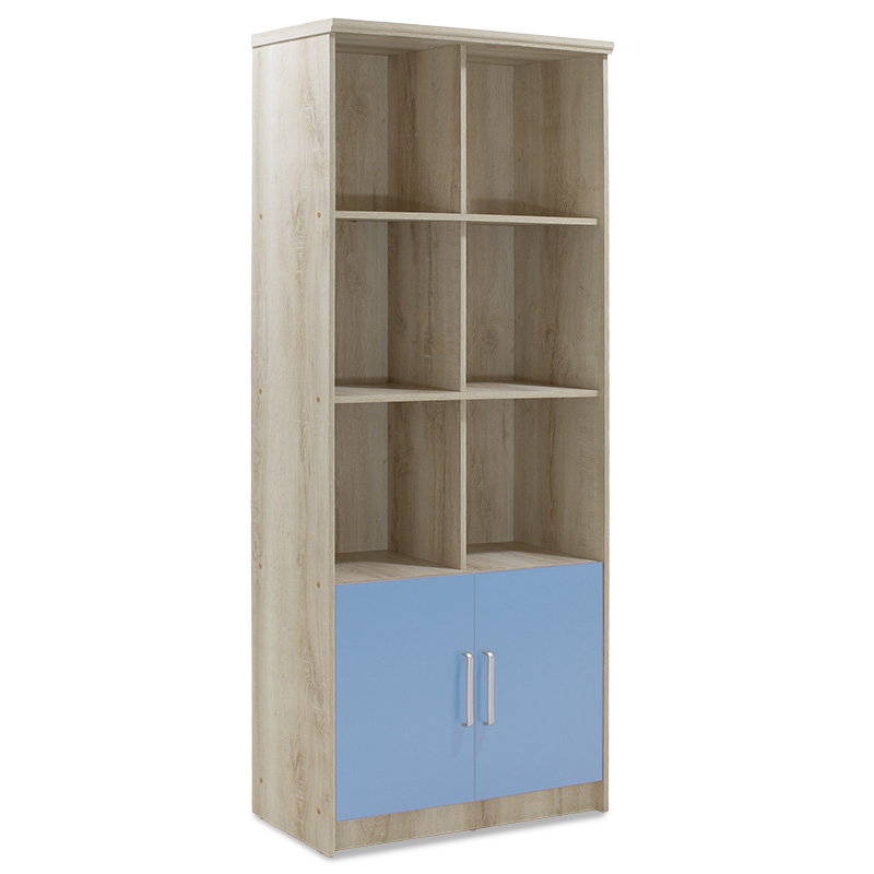 Children's bookcase Looney pakoworld castillo-blue 80.5x36.5x183.5