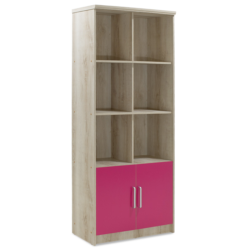 Children\'s bookcase Looney pakoworld castillo-pink 80.5x36.5x183.5