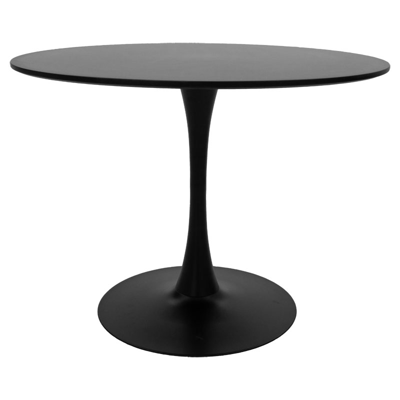 Dining table Balou pakoworld MDF black D100x75cm