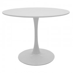 Dining table Balou pakoworld MDF white D100x75cm