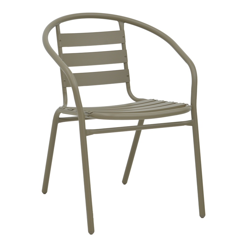 Chair Tade pakoworld metal in champagne color 54x62x74cm