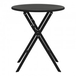 Table Albero pakoworld dark grey color metal D60x70cm