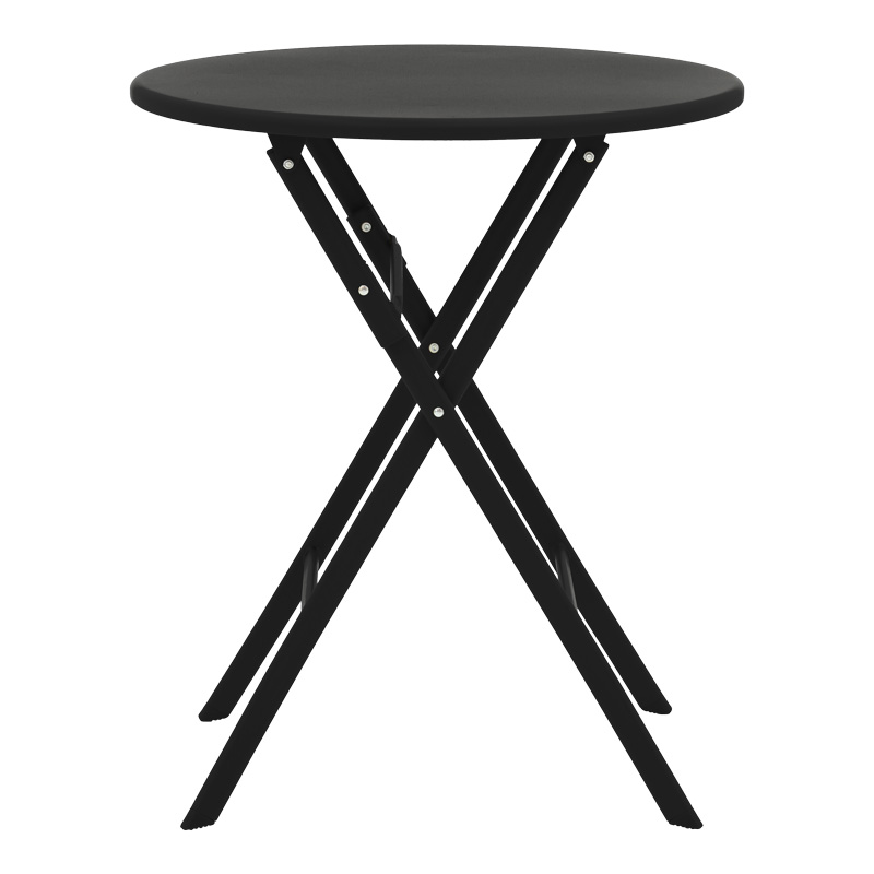 Table Albero pakoworld dark grey color metal D60x70cm