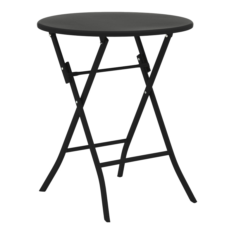 Table Albero pakoworld dark grey color metal D60x70cm