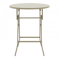 Table Albero pakoworld champagne color metal D60x70cm