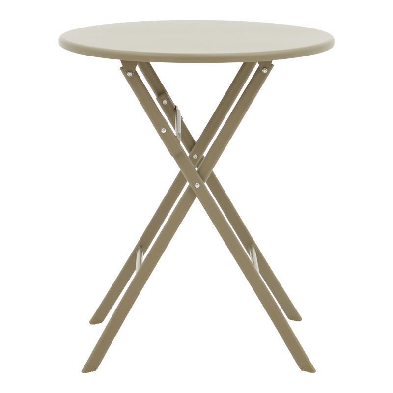 Table Albero pakoworld champagne color metal D60x70cm