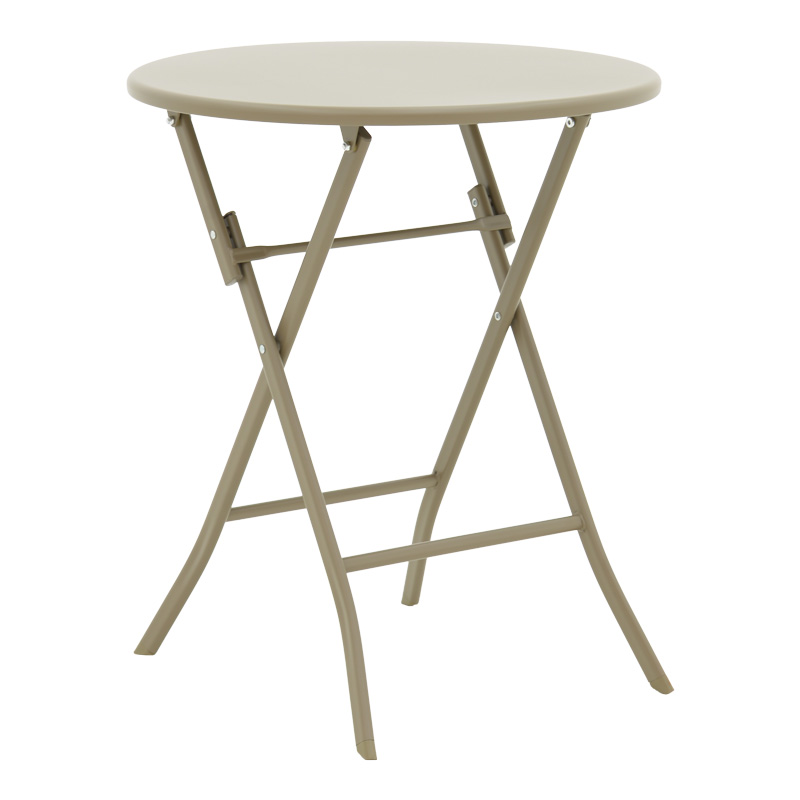 Table Albero pakoworld champagne color metal D60x70cm