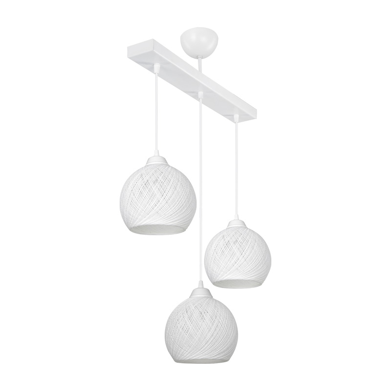 Three-light ceiling lamp PWL-0973 II pakoworld E27 white 50x18x85cm