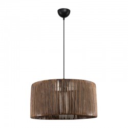 Lambu pakoworld single-light ceiling lamp E27 in brown shade Φ40x20cm