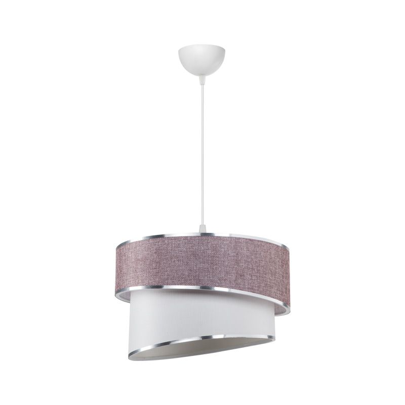 Ceiling light Loopy pakoworld Ε27 rose-white D30x18cm