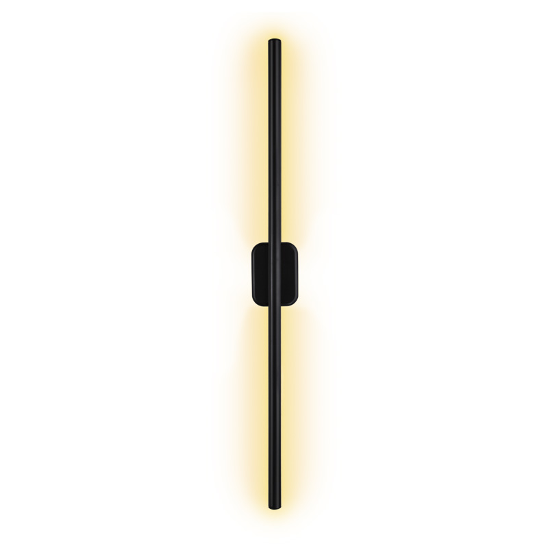 Wall lamp-wall sconce Senio pakoworld led black 75x6x6cm