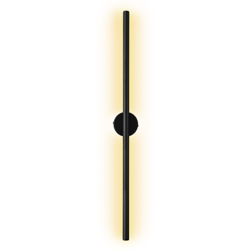 Wall lamp-wall sconce Tisenio pakoworld led black 75x6x6cm